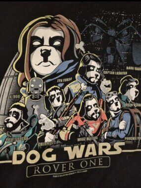 Big Dog Star Wars/Dog Wars tee Shirt